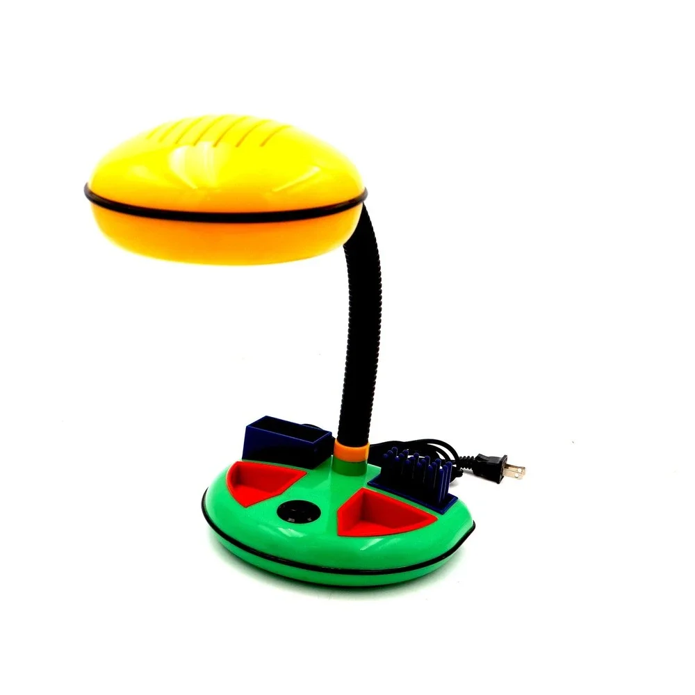 Vtg 80s Rabbit Tanaka Multi-Colored‎ Gooseneck Desk Lamp Memphis Milano Style